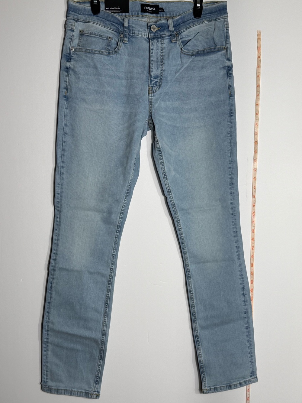 RSQ Men's Light Blue Slim Jeans